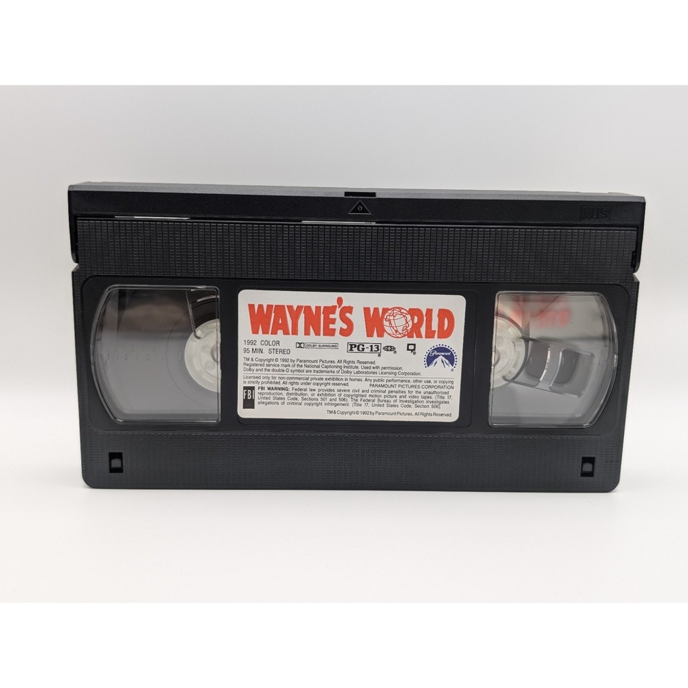 Wayne's World VHS 1992 Paramount Mike Myers Comedy - Tested for Playback - Picture 6 of 7